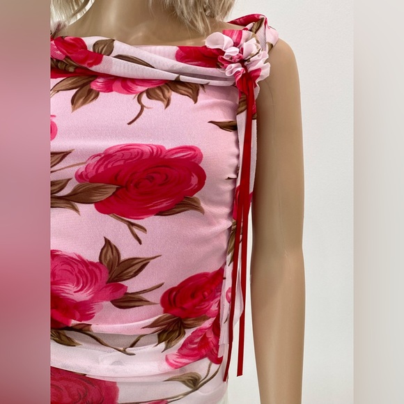 NWT Red Roses Top - Picture 6 of 8